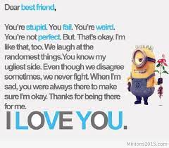 197 minions quotes on friendship. 29 Funny Minion Quotes Then Don T Go Giving 100 Just Pray It S Funny Minion Quotes Friends Quotes Funny Friends Funny