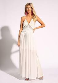 Love Culture Junior Clothing White Open Back Crepe Maxi Dress Dresses Loveculture Com Dresses Beautiful Dresses Junior Dresses