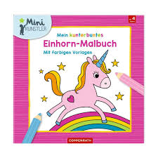 Fensterbilder für den herbst zu basteln ist eine kreative freizeitbeschäftigung für kinder. Spielwaren Kromer Mein Kunterbuntes Einhorn Malbuch Mini Kunstler Ean 9783649634980