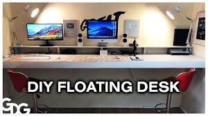 The cleat acts as a floating shelf mount. 25 Diy Floating Desk Space Saving Ideas For Room