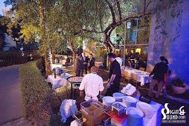 Outdoor Vegasweddingreception At Border Grill Mandalay Bay Twinkling Lights Stunning Views And Ext Vegas Wedding Reception Las Vegas Weddings Mandalay Bay