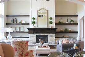 320 Sycamore Favorite Home From Parade Of Homes Living Room Shelves Floating Shelves Living Room Shelves Around Fireplace