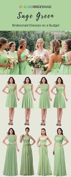 Sage Green Bridesmaid Dresses On A Budget Green Bridesmaid Dresses Bridesmaid Affordable Bridesmaid Dresses