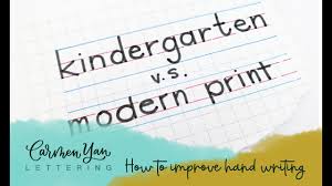 Check spelling or type a new query. How To Improve Handwriting Final Episode Different Between Kindergarten Writing Vs Modern Print Youtube