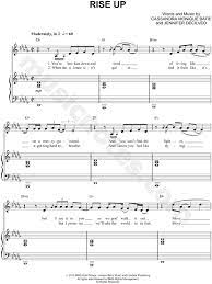 This article will discuss how to read music notes. Andra Day Rise Up Sheet Music In Db Major Transposable Download Print Sku Mn0154789