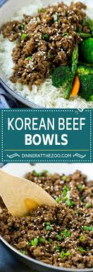 Korean Beef Bowls Recipe Korean Ground Beef Asian Beef Recipe Rice Bowl Groundbeef Asianfood Rice Dinn Best Beef Recipes Beef Bowl Recipe Beef Dinner