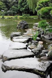 Japanese Garden Design Use Of Stones And Boulders Japan Garden Japanese Garden Design