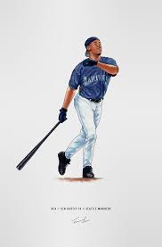 Ken Griffey Jr Seattle Mariners In 2021 Atlanta Braves Tattoo Angels Baseball Baseball
