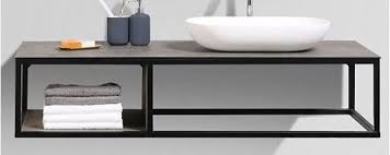 Check spelling or type a new query. Picasso Bathroom Vanity 1300 Mm L With Black Iron Frame Textured Stone Ash Counter White Basin Delivered To Cape Town Klaus Klein Exclusive Design Products