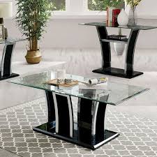 Get the best deal for chrome black coffee table tables from the largest online selection at ebay.com. Furniture Of America Staten Glossy Black Chrome Coffee Table Cm4372bk C Pk Ihome Furniture