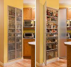 And wood can be stained or painted to match the needs of the owners decor ideal, so it has an. Cool And Practical Pantry Cabinet Design Ideas Simple Long Wooden Wall Kitchen Pantry Cabinet Made With Frosted Glass Door Keukenkastjes