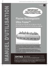 Calameo Notice De Montage Piscine Tubulaire Ultra Frame