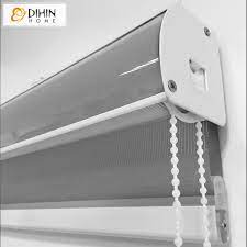 Roller blind with contrast pelmet. Full Blackout Curtains 8 Colors Zebra Blinds Double Layer Roller Blinds Customized Size Curtains For Living Room Roller Blinds Double Layer Roller Blindszebra Blind Curtain Aliexpress