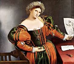 Lotto Paintings Portrait Of A Lady Dressed As Lucretia Renaissance Fashion Renaissance Art 16th Century Fashion