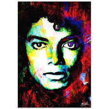 Mark Lewis Michael Jackson Study Limited Edition Pop Art Print On Metal Or Acrylic Portrait Peopl Michael Jackson Painting Michael Jackson Art Jackson S Art