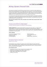 Free word cv templates, résumé templates and careers advice. Free 11 Personal Profile Samples In Pdf Ms Word
