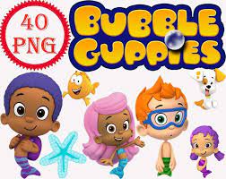 Bubble Guppies Clipart Bubble Guppy Clip Art Bubble Etsy Clip Art Character Printables Bubble Guppies Characters