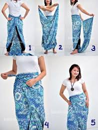 Siminyun S Story Cara Pakai Kain Batik Sebagai Rok Confeccion De Ropa Ropa Reciclada Ropa De Moda