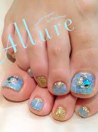 マーメイドフットネイルの画像 奈良 橿原八木 ネイルサロン allure nailのネイルデザインカ 夏のネイルカラー ネイルカラー ネイル