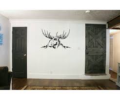 Find many great new & used options and get the best deals for full moon moose forest waterfall canvas sign rustic lodge cabin home decor at the best online prices at ebay! Children S Bedroom Child Decor Decals Stickers Vinyl Art Moose Head Wall Art Vinyl Sticker Room Decal Animal Themed Home Garden