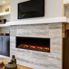 With a cabinet or without, the simplifire electric fireplace is ready as soon as you plug it in. Simplifire Scion 55 In Clean Face Linear Electric Fireplace Sf Sc55 Bk Walmart Com Walmart Com