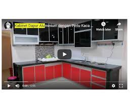 Kabinet dapur rak piring kompor 3pintu undak aluminium full keramik lemari dapur. Kabinet Dapur Aluminium On Invaber Aluminium Kitchen Cabinet Design Malaysia Set Stainless Steel Double Bowl Proses Reka Bentuk Hiasan Dalaman Aluminium Base Kabinet Bawah L Shape Dapur Aluminium Rack Pinggan Sink Idea