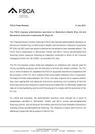 Wphg) contains the following administrative sanctions:. Fsca Press Release The Fsca Imposes Administrative Sanctions On Studocu