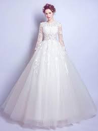 A Line Scoop Sweep Brush Train Half Sleeve Satin Wedding Dress Vb937 Co Dau đam Cưới Thời Trang