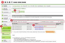 Get details of tsimshatsui branch (#5) of hang seng bank ltd. New Arrangements For The Hang Seng E Statement E Advice Service
