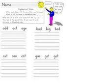Questions may vary on the arrangement of alphabets. Alphabetizing By Second Letter Lesson Plans Worksheets