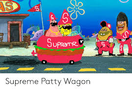 Wallpaper bape wallpaper spongebob supreme the cool spongebob supreme wallpapers wallpaper cave for spongebob wallpaper supreme picture below is other parts of spongebob. 8 Su Supreme Patty Wagon Spongebob Meme On Me Me