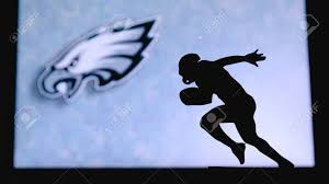 Backgrounds are in high resolution 4k and are available for. Philadelphia Eagles Silhouette Of Professional American Football Player Logo Of Nfl Club In Background Edit Space Stock Photo Picture And Royalty Free Image Image 152496544