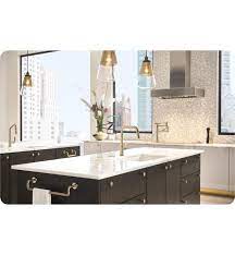 Get the best deal for brizo kitchen faucets from the largest online selection at ebay.com. Brizo 64054lf Ss Litze 14 1 2 Single Handle Square Spout Smarttouch Pull Down Kitchen Faucet With Industrial Handle With Finish Stainless Steel