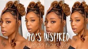 90 S Inspired Updo 90s Hairstyle Youtube 90s Hairstyles Black Hair 90s Hairstyle