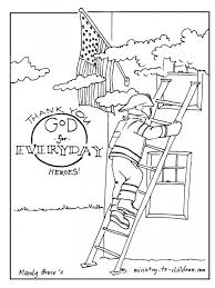 Firefighter Coloring Page Thank God For Everyday Heroes For 9 11 Thank You Basket Coloring Pages Inspirational Coloring Pages For Kids Coloring Pages