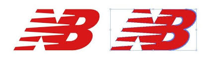 ニューバランス new balance のロゴマーク イラレ eps素材 イラストレーター ベクトル パスデータ保管庫 ロゴマーク ロゴ 壁コラージュ