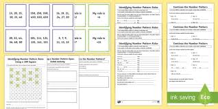 year 3 maths worksheets printable number patterns pack