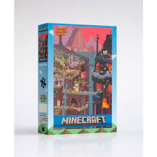 If you are a minecraft fan, you must like the minecraft puzzle game. Minecraft Red 1000 Piece Jigsaw Puzzle Jb Hi Fi