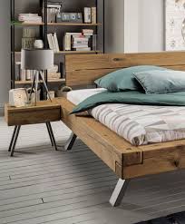 industrieel massief houten bed industriele slaapkamer houten bed thuisdecoratie