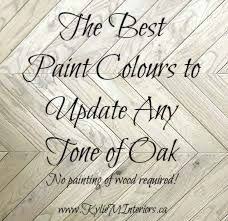 What paint color looks best with honey oak cabinets. The 16 Best Paint Colours To Go With Oak Or Wood Trim Floor Cabinets And More Painting Oak Cabinets Best Paint Colors Cool Paintings