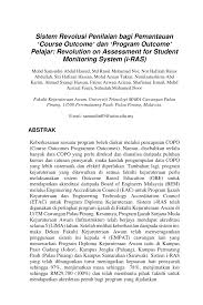 Yuran pengajian di uitm adalah yuran yang paling rendah berbanding ipta yang lain. Pdf Sistem Revolusi Penilaian Bagi Pemantauan Course Outcome Dan Program Outcome Pelajar Revolution On Assessment For Student Monitoring System I Ras