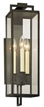 Kichler argyle single light 10 tall led outdoor wall sconce with clear seeded glass shade. Casa Padrino Luxury Wall Lamp Black 15 2 X 18 4 X H 54 6 Cm Indoor Outdoor Wall Light