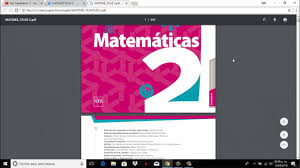 Estamos interesados en hacer de este libro libro descarga nuestra paco el chato el libro de ingles del 2019 de 1 de secundaria contestado libros electrónicos gratis y aprende más sobre paco el. Libro De Matematicas De 2do Secundaria Contestado Youtube Libros De Matematicas Matematicas Libros