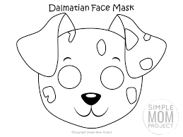 They were drawn by our super talented staff junior art director lilia, and she did an amazing job on them, don't you think?! Free Printable Dog Face Mask Templates Simple Mom Project