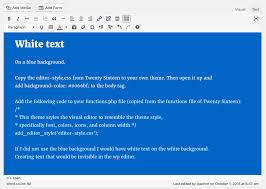 Changing The Wp Editor Area Through Css Easy Web Design Tutorials Use picsart's background changer to change backgrounds of your photo instantly. changing the wp editor area through css
