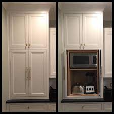 Stealth Mode Microwave Cabinet Wood Woodwork Cabinet Cabinets Cabinetshop Tulsa Oklahoma Custommade Microwave Cabinet Cabinet Design Custom Cabinets
