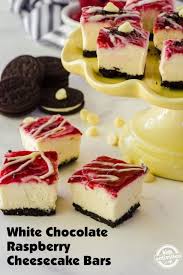 How to then sandwich the cake together. Scrumptious White Chocolate Raspberry Cheesecake Bars Kids Activities