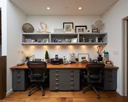 His And Her Office Shared Home Offices Home Office Design Home Office Furniture
