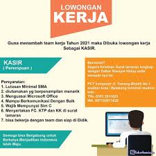 Jam kerja 2 shift (dirolling) pagi : Lowongan Kerja Pct Komputer Madiun Di 2021 Riwayat Hidup Quran Pelampung