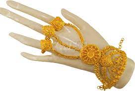 22kt Gold Designer Hand Panja Gold Jewelry Fashion Gold Fashion Necklace Bridal Gold Jewellery Designs
